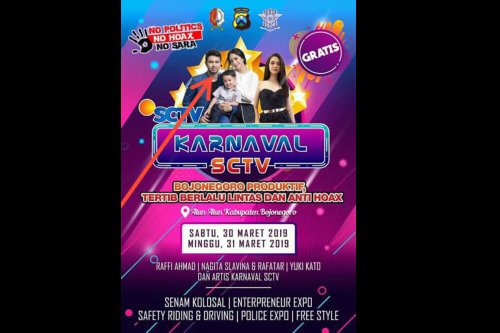 Inilah Deretan Artis Karnaval SCTV di Bojonegoro